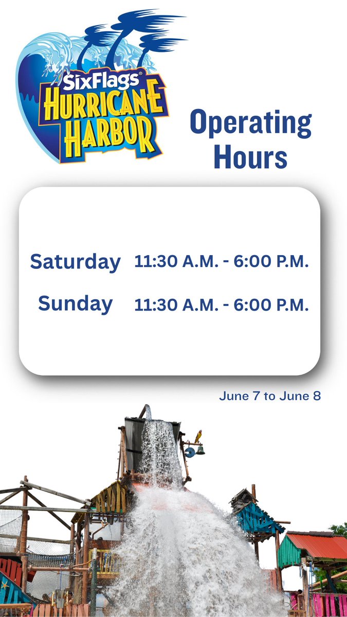 Your weekend forecast? 100% chance of thrills ☀️🎢
Take a look at our hours and get ready to ride, slide, and repeat.