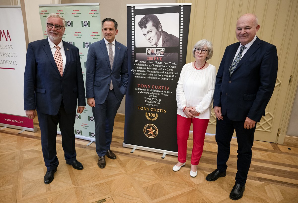 What an honor to join the Hungarian Hollywood Council, Hungarian Academy of Arts, and Origo Film Studio to celebrate the life and legacy of a true Hungarian-American icon: Tony Curtis. His life reflects the rich cultural ties between Hungary and the United States.
