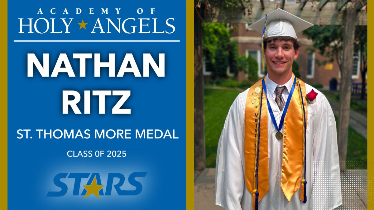 Established in 1974, the St. Thomas More Medal is presented to the senior boy who most fully embodies the virtues of the Christian life. We proudly congratulate Nathan Ritz on being named the 51st recipient of the St. Thomas More Medal!