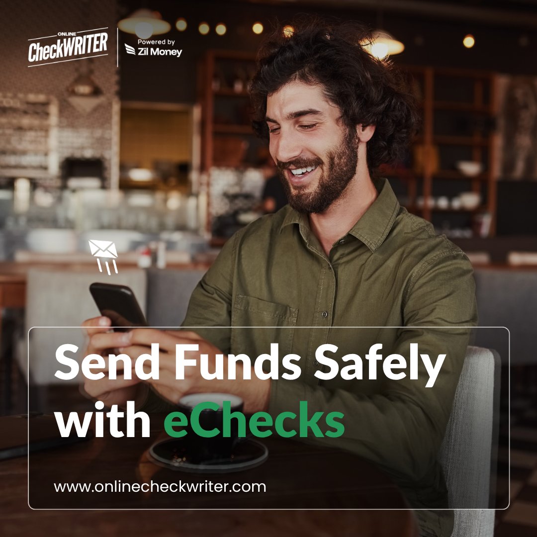 webcheckwriter's tweet image. OnlineCheckWriter.com – Powered by Zil Money makes Payment By eCheck fast and secure. Send eChecks instantly via email or SMS.

Learn more: onlinecheckwriter.com/payment-by-ech…

Click here for interactive demo: onlinecheckwriter.storylane.io/share/glw1zvgm…

#PaymentbyeCheck #DigitalCheck