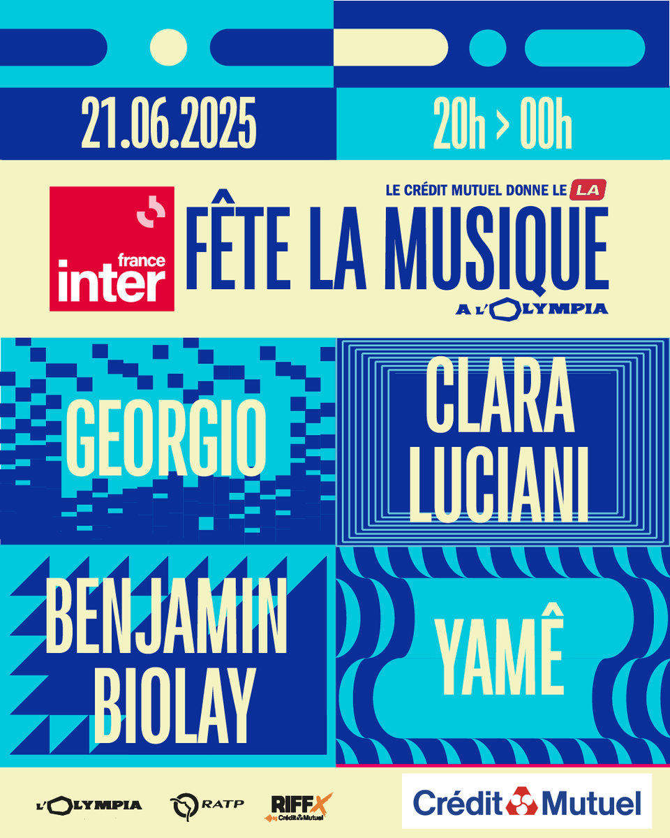 On se voit à la fête de la musique ? 🔥

L'entrée sera libre et gratuite dans la limite des places disponibles.
