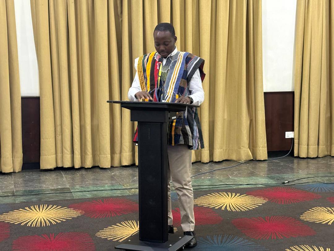 CedricDzelu's tweet photo. Honored to join H.E. Jeroen Verheul at the Agroforestry Workshop in Accra. I shared the Minister’s vision on promoting agroforestry for rural development, resilience &amp; inclusive growth. Grateful for the rich dialogue &amp; strong stakeholder commitment. #ClimateAction #Agroforestry https://t.co/gkJphDwHvl