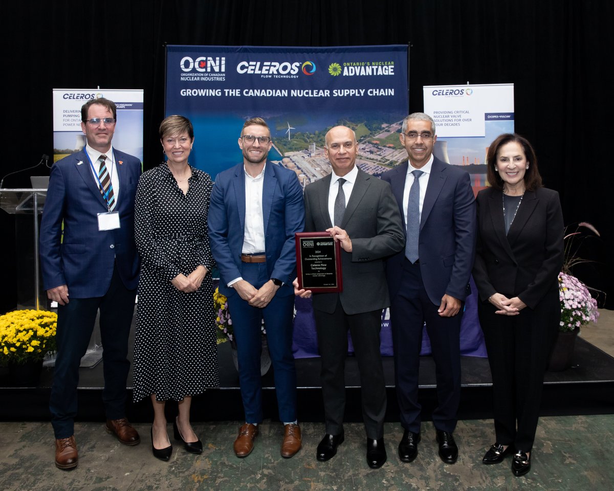 CelerosFlow's tweet image. Another first for Celeros FT! Our ClydeUnion Canada facility in Burlington, Ontario, has become the first pumps manufacturer in Canada to achieve ASME-N stamp accreditation. 

celerosft.com/en-us/news/our…

#IndustryLeading #Nuclear #Pumps