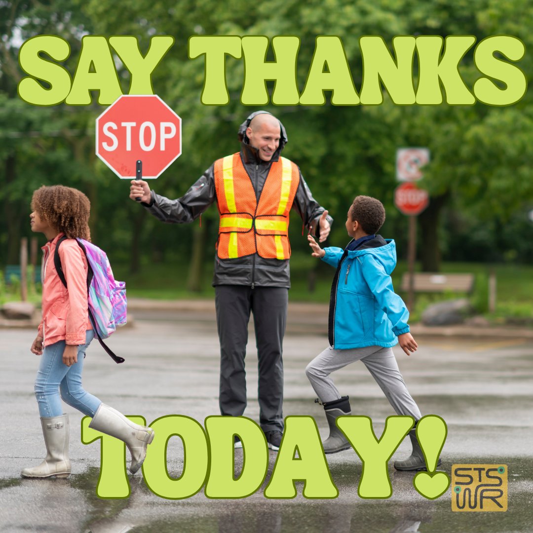 Your crossing guard is more than a stop sign holder 🛑 They are a protector, a friendly face, and part of your child's routine. Visit bit.ly/3ZGqlYx to nominate them and send a thank-you. Let them know their work matters! #STSWR #CrossingGuardsWR