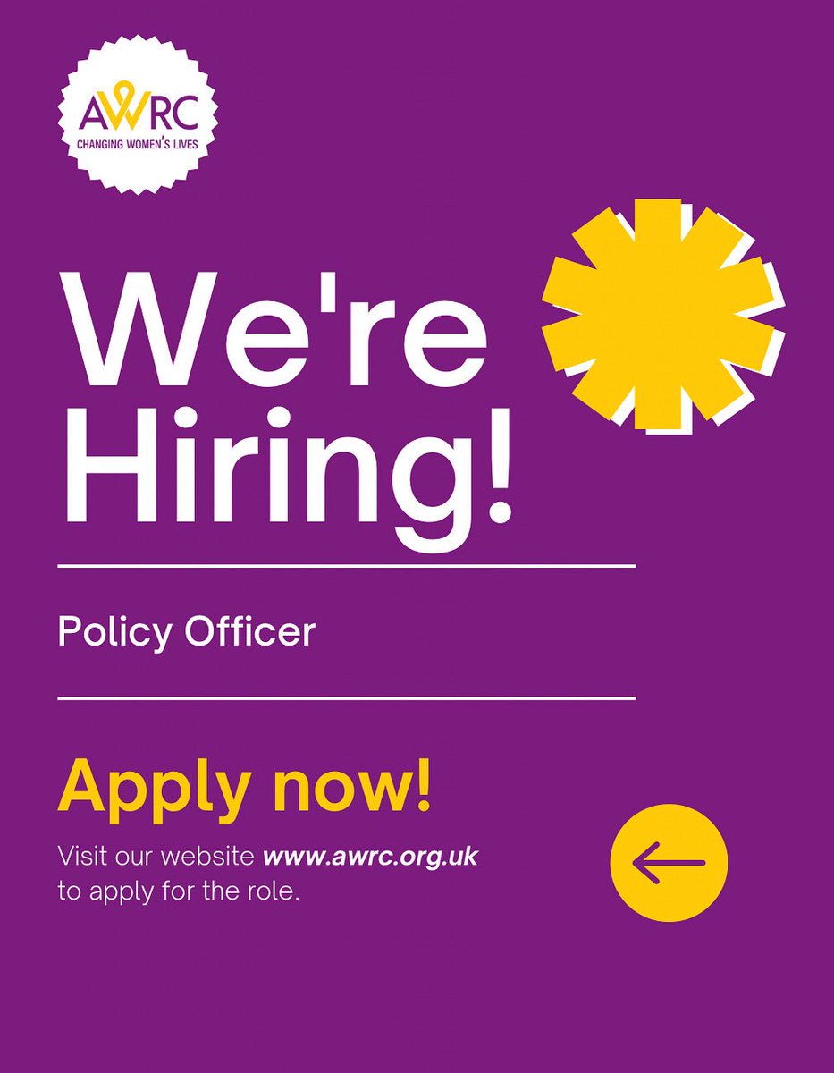 AWRCENTRE's tweet image. Apply for the latest vacancy at AWRC!
We are currently hiring for the following position:
⭐️ Policy Officer
At AWRC, we are a feminist organisation committed to promoting human rights, anti-discrimination, and freedom from oppression. Our values are deeply rooted in the…