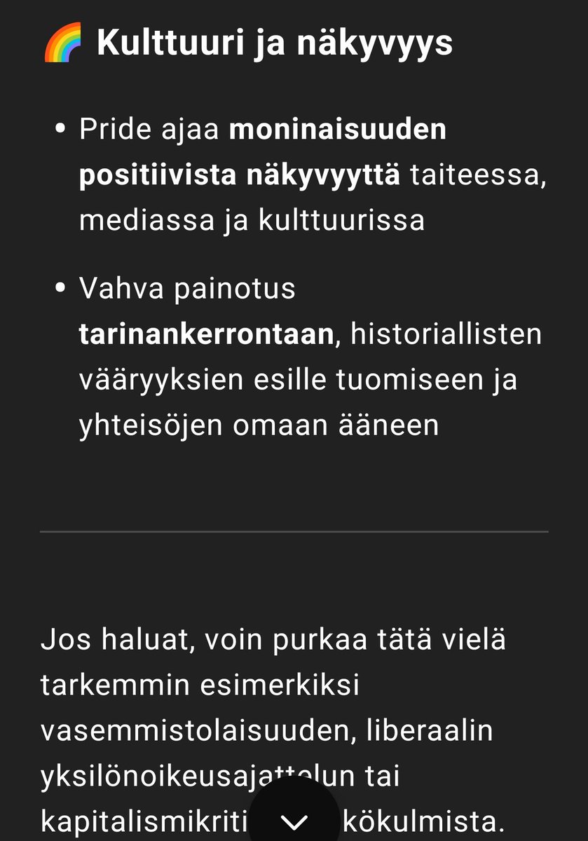PHinkka's tweet photo. Vaihteeksi media vääristelee perussuomalaisia. On hienoa marssia seta-vähemmistöjen puolesta. Pride vaan ei enää edusta kaikkia, koska se mm. ottaa kantaa voimakkaasti Palestiina-tyylisiin kysymykseen.

PS kansanedustaja moittii Stubbin Priden suojelua
https://t.co/rCzkvL15KQ https://t.co/OafxKscKj5