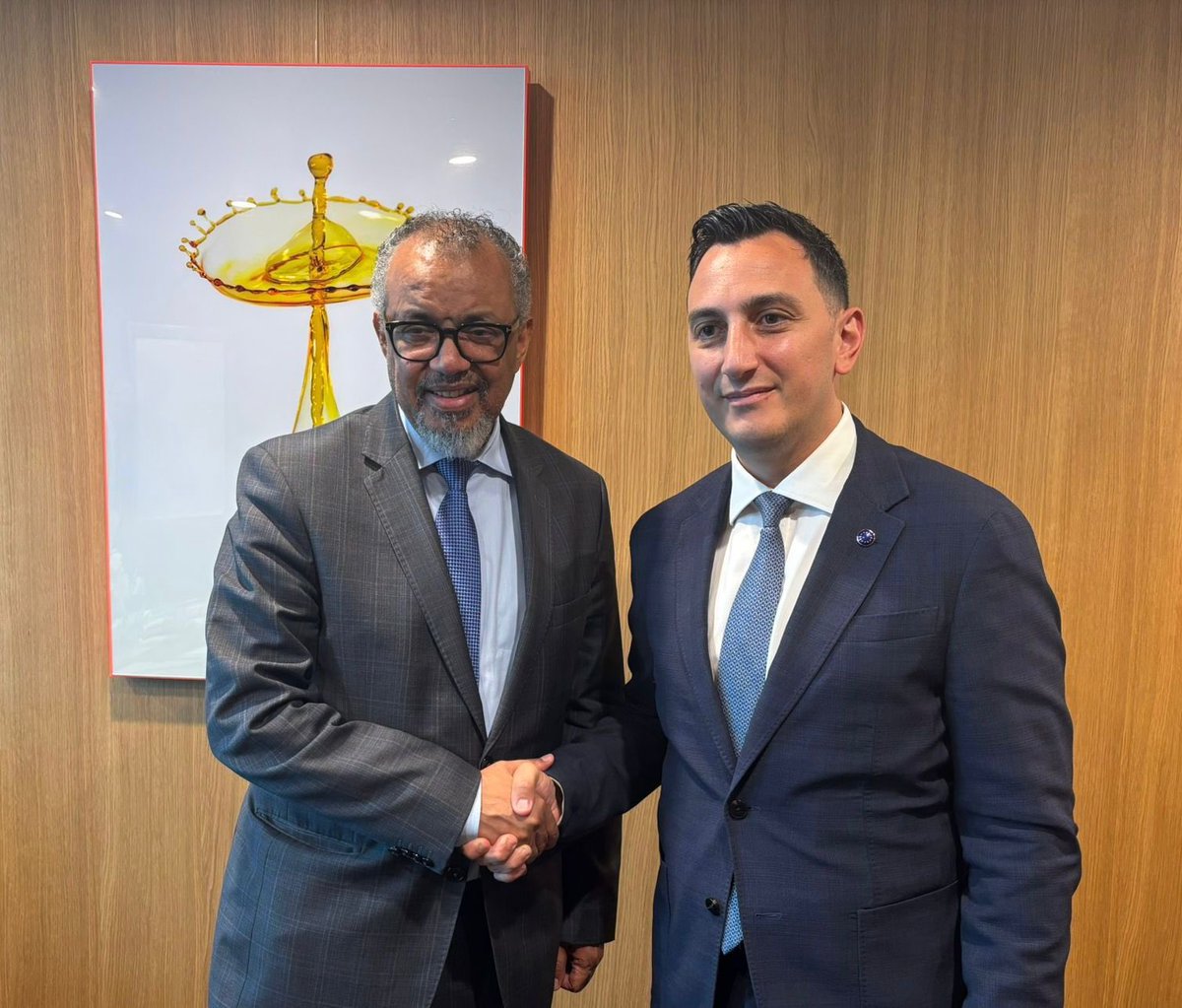 Glenn Micallef (@glennmicallef) on Twitter photo Thank you Dr Tedros <a href="/WHO/">World Health Organization (WHO)</a> Director-General for being such a strong advocate for the role of sport in public health.
Sport is the strongest form of prevention for both physical and mental well-being — We must make physical activity a daily habit across generations. Thank you Dr Tedros <a href="/WHO/">World Health Organization (WHO)</a> Director-General for being such a strong advocate for the role of sport in public health.
Sport is the strongest form of prevention for both physical and mental well-being — We must make physical activity a daily habit across generations.