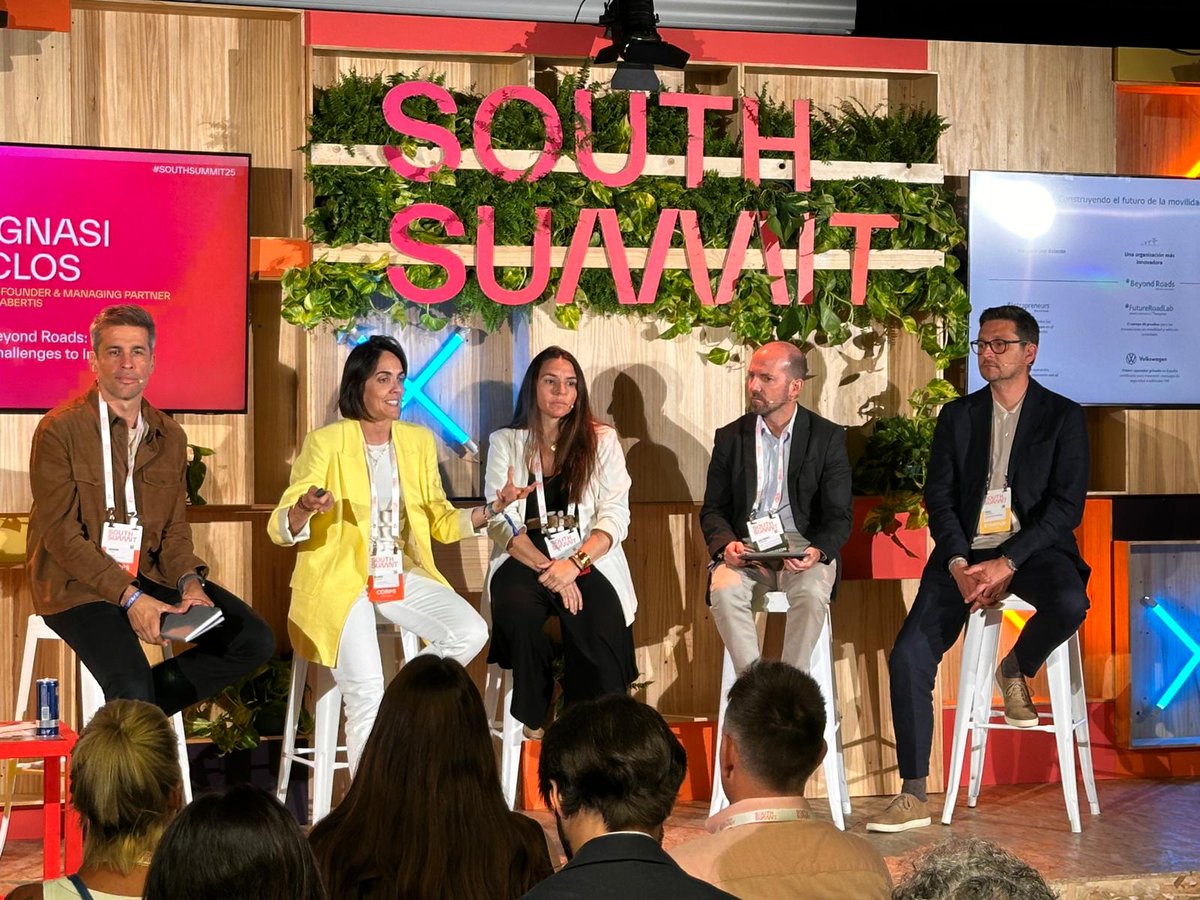 Núria Quince, Innovation Manager at Abertis, joined #SouthSummit25 to share the challenges we’re tackling at #AbertisBeyondRoads: our #innovation hub driving smarter, more sustainable #mobility solutions.