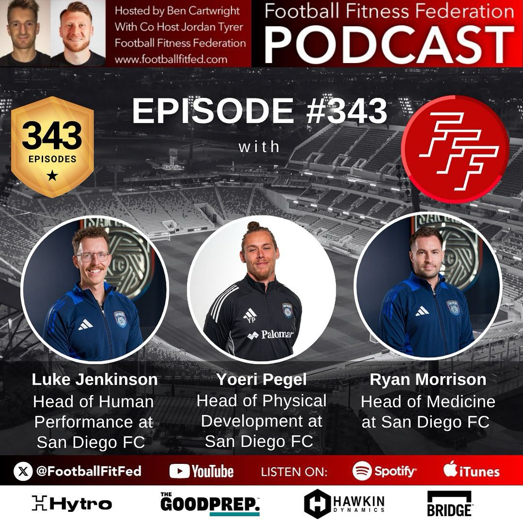Football Fitness Federation (@footballfitfed) on Twitter photo #343 is with the <a href="/sandiegofc/">San Diego FC</a> Performance Department <a href="/lukegatus/">Luke Jenkinson</a> Yoeri Pegel & Ryan Morrison
We discussed:
▫️Working with a new Staff/Players
▫️The hiring process
▫️Right to Dream
▫️Building team Culture
& more!
🎙👉lnkd.in/esrZHVJi
🖥👉lnkd.in/ex-X8z7A #343 is with the <a href="/sandiegofc/">San Diego FC</a> Performance Department <a href="/lukegatus/">Luke Jenkinson</a> Yoeri Pegel & Ryan Morrison
We discussed:
▫️Working with a new Staff/Players
▫️The hiring process
▫️Right to Dream
▫️Building team Culture
& more!
🎙👉lnkd.in/esrZHVJi
🖥👉lnkd.in/ex-X8z7A