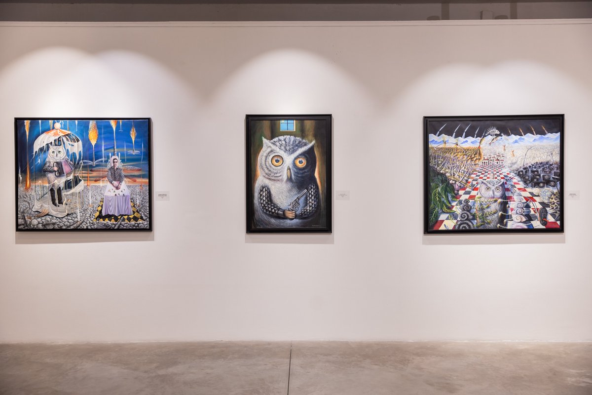 🗓️NAPOMINJEMO: Izložbu Rada Vujačića - "Visio Lunaris" možete posjetiti do 07. juna u Modernoj galeriji.
