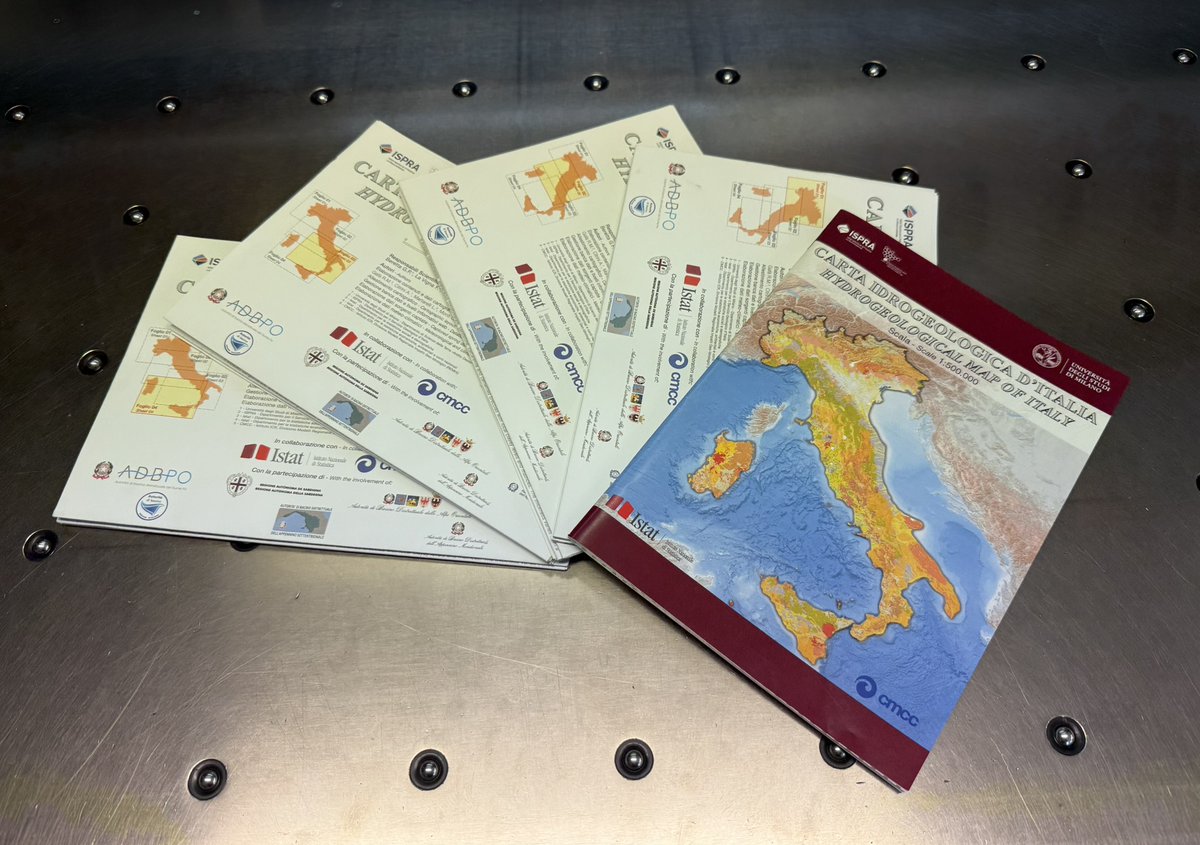 ISPRA_Press's tweet photo. 🗺 Tutte le risorse idriche sotterranee in un’unica mappa: in arrivo la Carta Idrogeologica d’Italia scala 1:500.000 #CII500K, realizzata da ISPRA e @LaStatale.
📅 Allestita e realizzata anche grazie al contributo del Progetto #CARG, sarà presentata l’11/6 a #FlowPath2025. https://t.co/fp7UzCeDGh