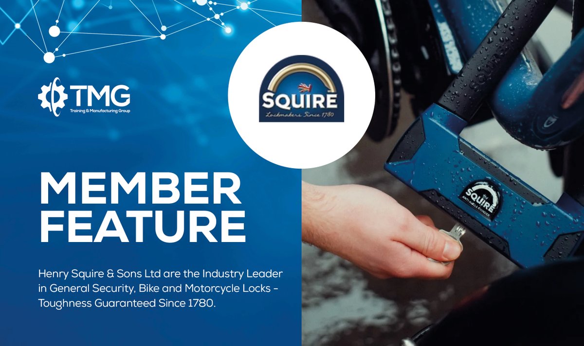 Training and Manufacturing Group (@incommtmg) on Twitter photo Member Spotlight: <a href="/Squirelocks/">Squire</a> 🔒
Founded in 1780, this family-run firm blends tradition with innovation to create tough, tested locks all backed by a 10-year guarantee.
🔗 Find out more on their website: squirelocks.co.uk
#SquireLocks #UKmfg #TMGSpotlight Member Spotlight: <a href="/Squirelocks/">Squire</a> 🔒
Founded in 1780, this family-run firm blends tradition with innovation to create tough, tested locks all backed by a 10-year guarantee.
🔗 Find out more on their website: squirelocks.co.uk
#SquireLocks #UKmfg #TMGSpotlight