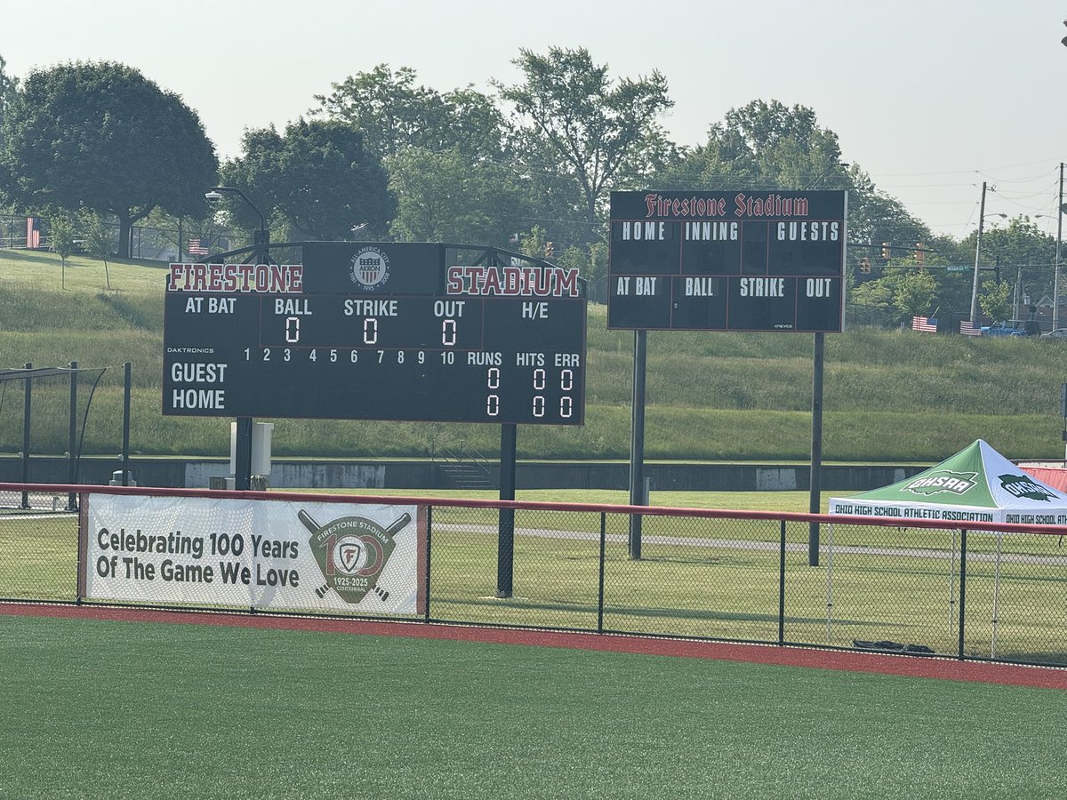 Less than 45 minutes away from a D4 state semifinal softball games between Lex and Kenton Ridge at Akron’s Firestone Stadium
