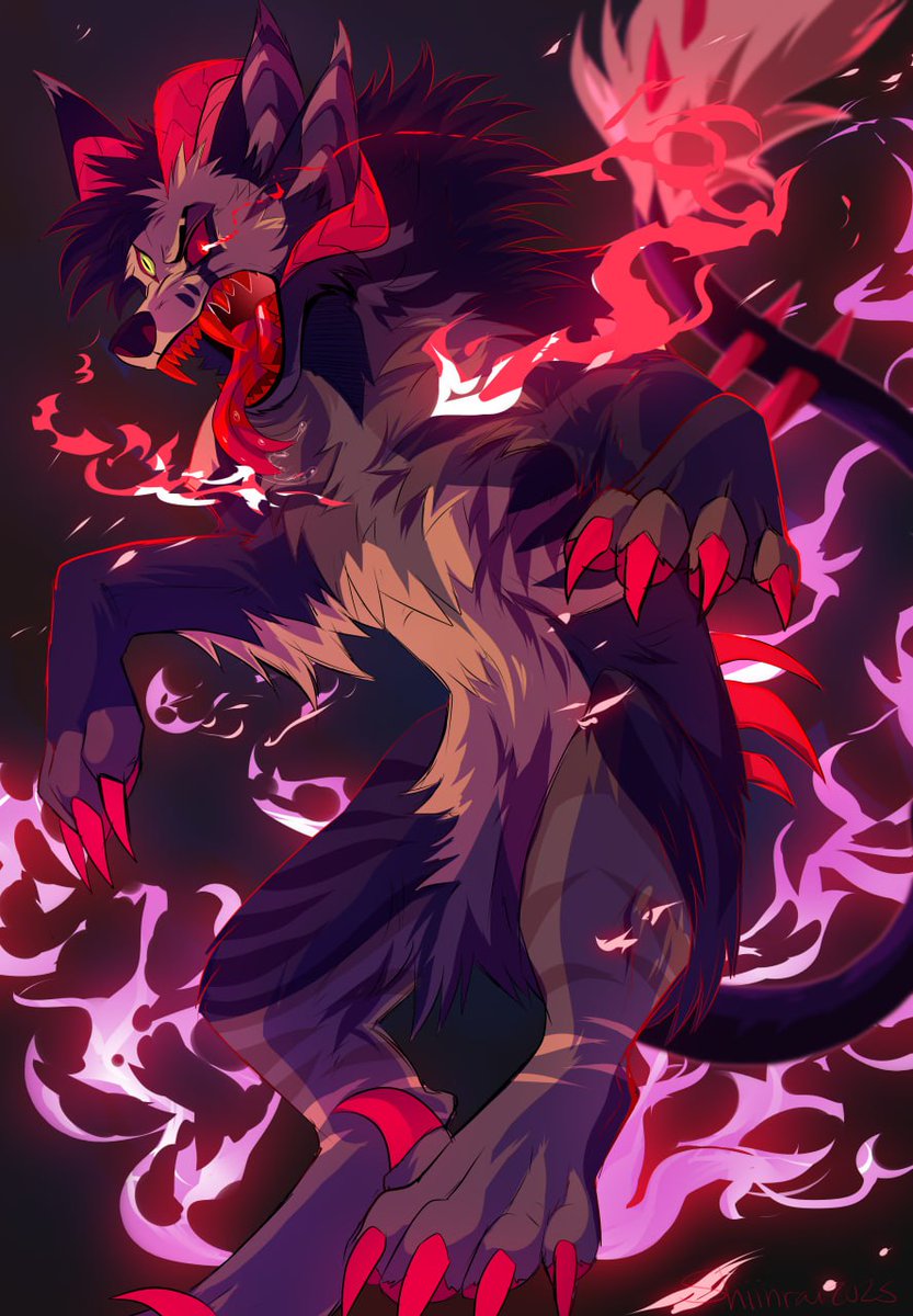 Comm for Tentailedwolf 🐺 🔥 💜