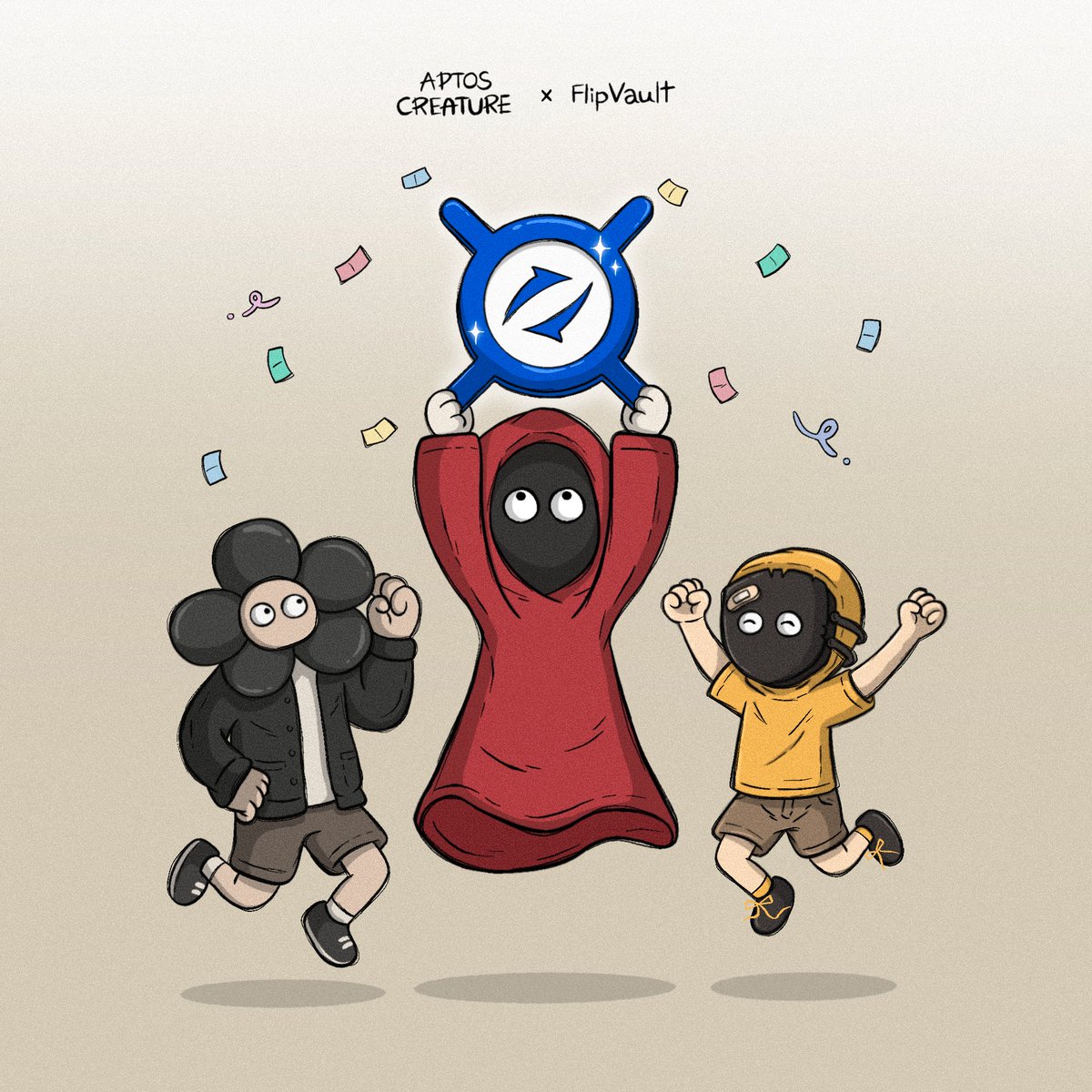 AptosCreature's tweet photo. 🚨 Strategic partnership with FlipVault  

@flipvault has launched the next-gen trading on Aptos. You can now barter trade your Aptos NFTs with friends and strangers!!

🔥 Top 5 traders of the Creature collection on FlipVault will receive FlipVault NFT as a reward 
🔥 Exclusive for the Creature community, we’ve secured 20 NFTs for you. Head over to the Creature Discord and join us

Give some love to FlipVault and their incredible team