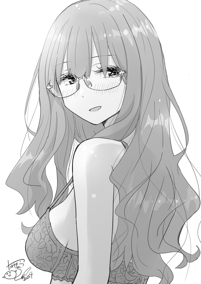 #無言で眼鏡娘をあげる見た人もやる 