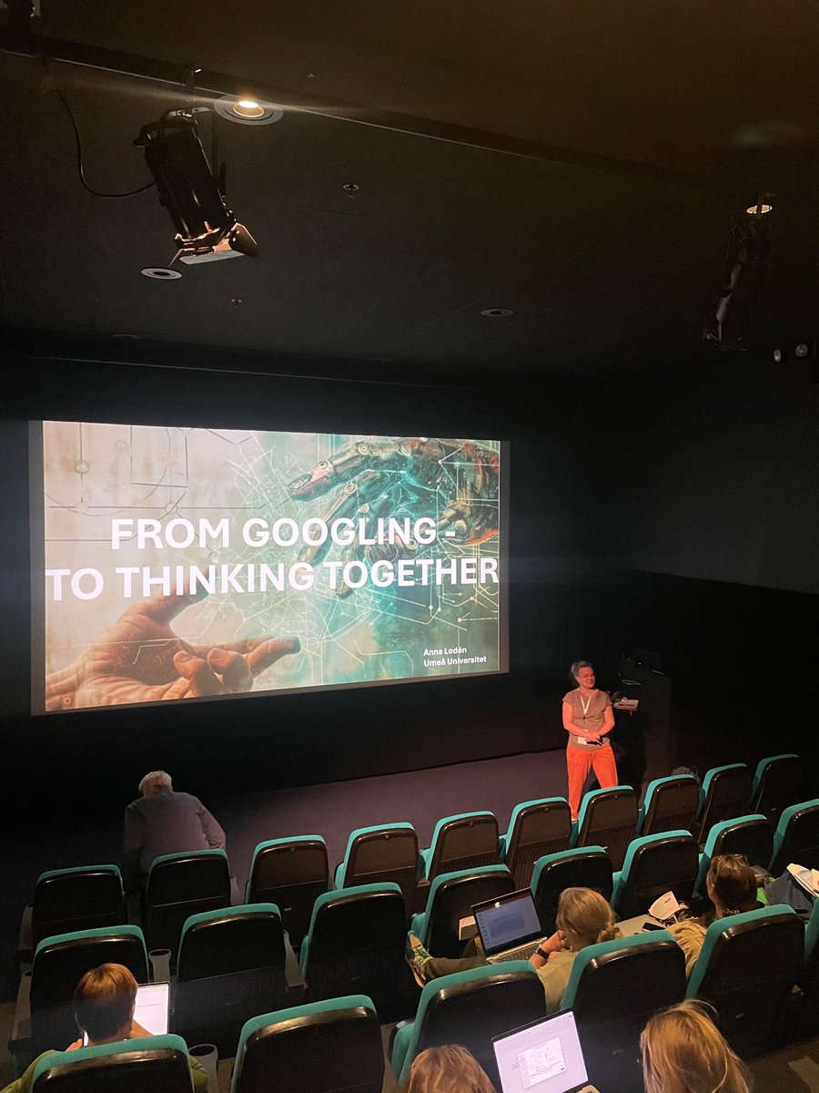 Anna Lodén (Paper draft) —
Generativ #AI i klassrummet: Elevers resonemang i
och om #naturvetenskaplig undervisning
(In Scandinavian)
Chair: Mogens Niss