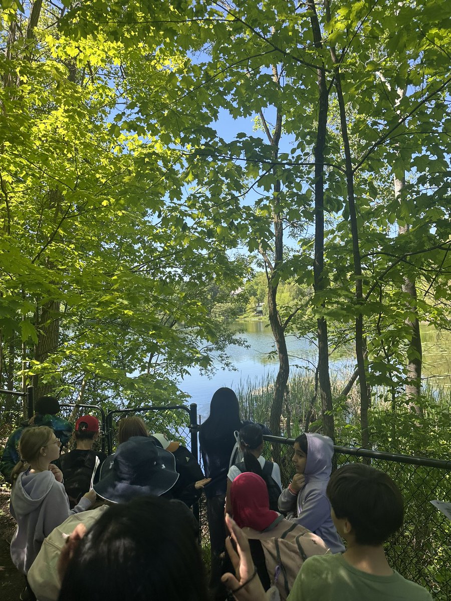A great day of collaboration between Enviro SHSM &amp; St. Brigid students! We spent the day on an ecology walk and completing a watershed activity at the NCC Riverhouse <a href="/NCC_CCN/">National Capital Commission</a> 😎☀️🌊  #ocsbOutdoors #ocsbSHSM <a href="/ImmaculataOCSB/">Immaculata High School</a> <a href="/ocsbEco/">ocsbECO</a>