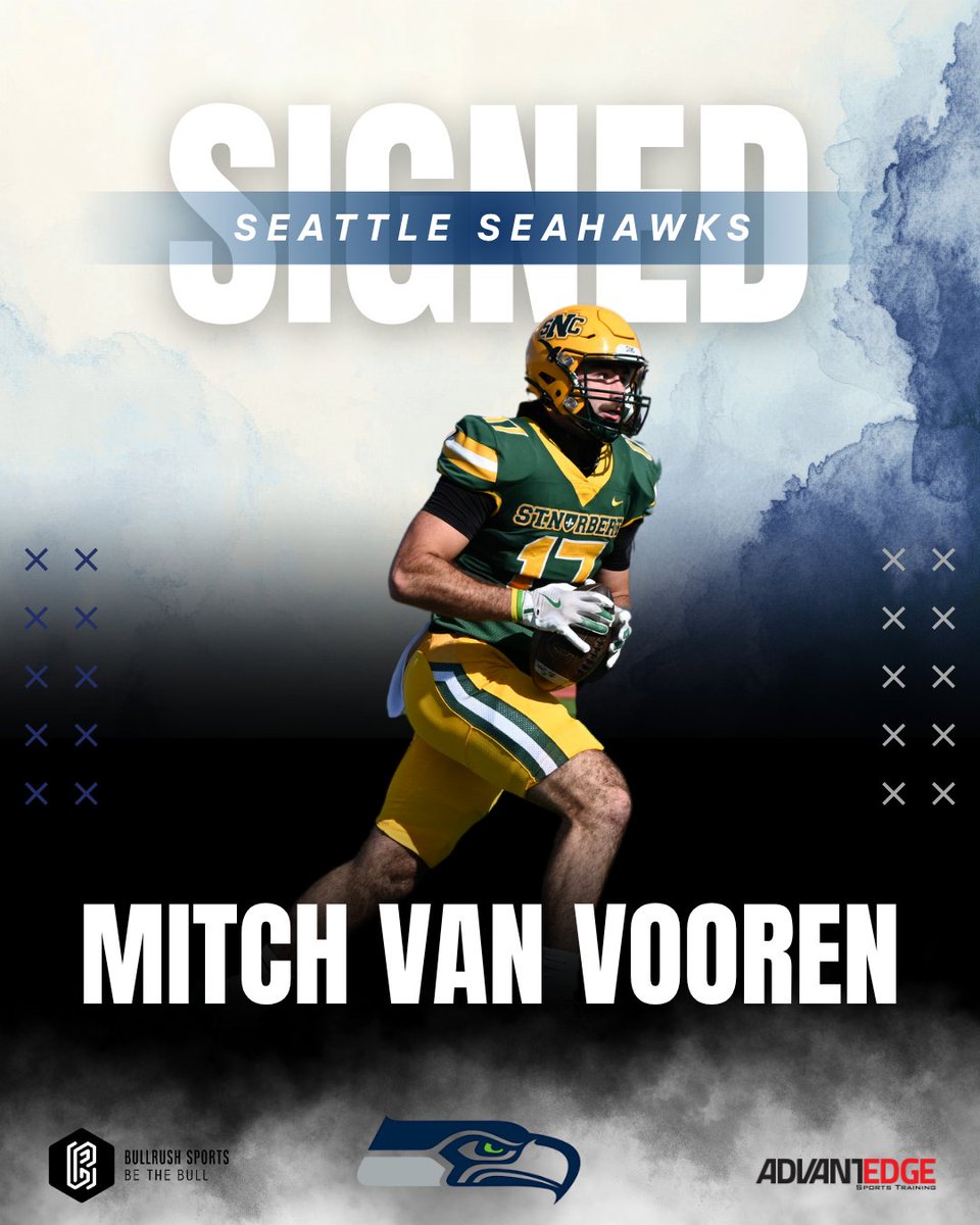 Bullrush Sports (@bullrush_sports) on Twitter photo Congrats Mitch VanVooren on signing w/ the <a href="/Seahawks/">Seattle Seahawks</a>! From D1 Track to D3 Football to the NFL! He announced a <a href="/MiamiDolphins/">Miami Dolphins</a> Draft Pick in 2016 & now he's in the League himself. A great story & it's just starting! #BeTheBull #12thMan Congrats Mitch VanVooren on signing w/ the <a href="/Seahawks/">Seattle Seahawks</a>! From D1 Track to D3 Football to the NFL! He announced a <a href="/MiamiDolphins/">Miami Dolphins</a> Draft Pick in 2016 & now he's in the League himself. A great story & it's just starting! #BeTheBull #12thMan