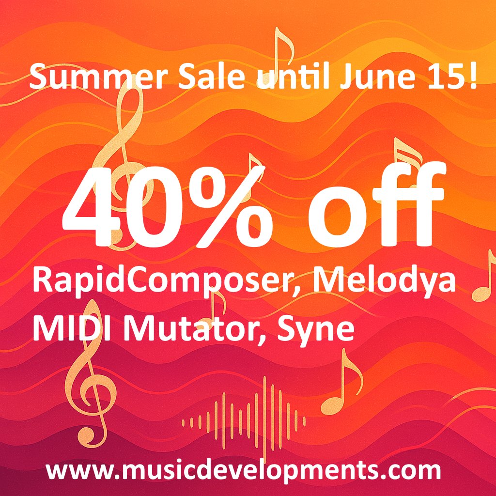 MusicDevelopments - innovative music software tweet media