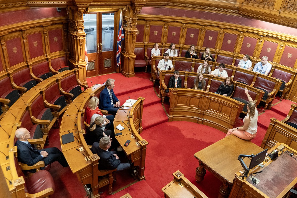 Our Student Council visited the States Chambers &amp; had a tour with Molly Gladwin, the Education Manager,  and were lucky enough to have a Q&amp;A session with some selected ministers and members of the scrutiny panel – Rob Ward, David Warr, Helen Miles, John Renouf and Raluca Kovacs.