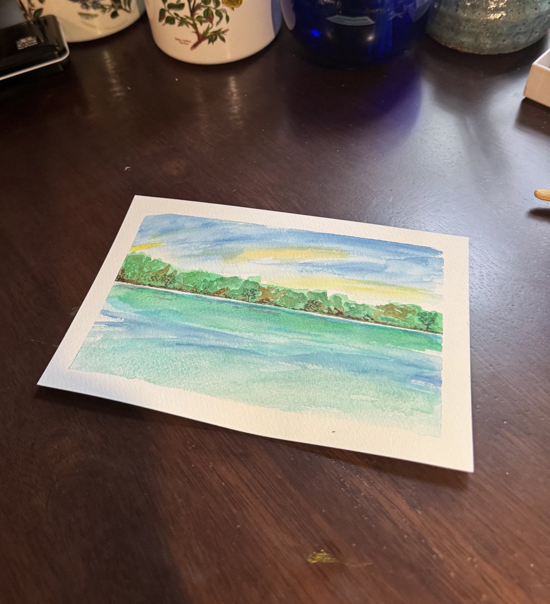 DrBrucePereira's tweet photo. New watercolour: ‘Friday’s in Dorset’

Blue Pool in Dorset 

#dorset #creativity #watercolour #bluepool https://t.co/u94jCESKsh