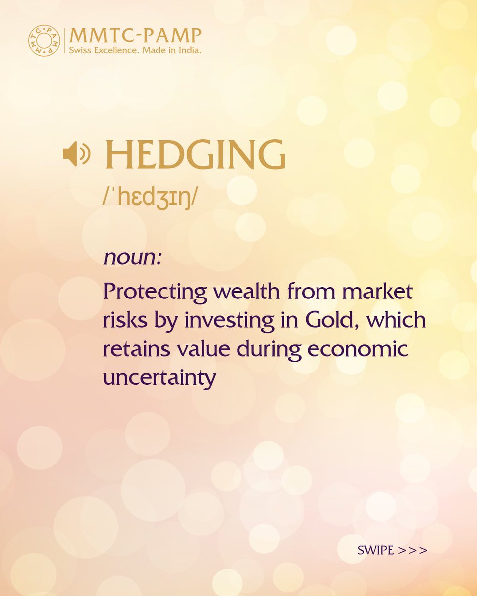 MMTCPAMP's tweet image. Begin your investing journey with clarity, MMTC-PAMP brings trusted purity in every piece.

#MMTCPAMP #PurestGold #PurestSilver #Craftsmanship #ForThoseWhoKnowThePurest​ #Hedging