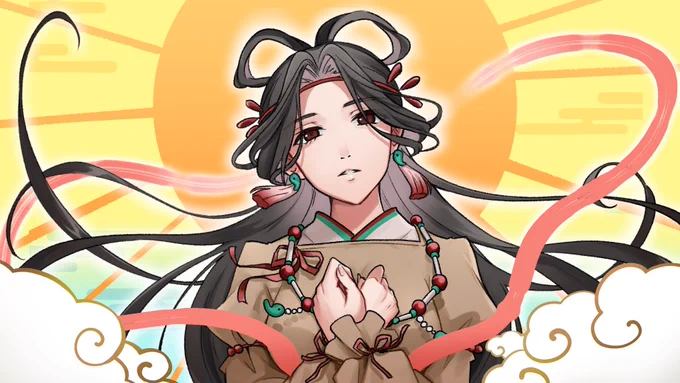 お仕事報告 動画内で使用する、神様のイラストを制作させていただきました!! オモイカネ様、豊受大神様(男)、アマテル様(男)、イザナミ様など登場してます!! よろしくお願いします