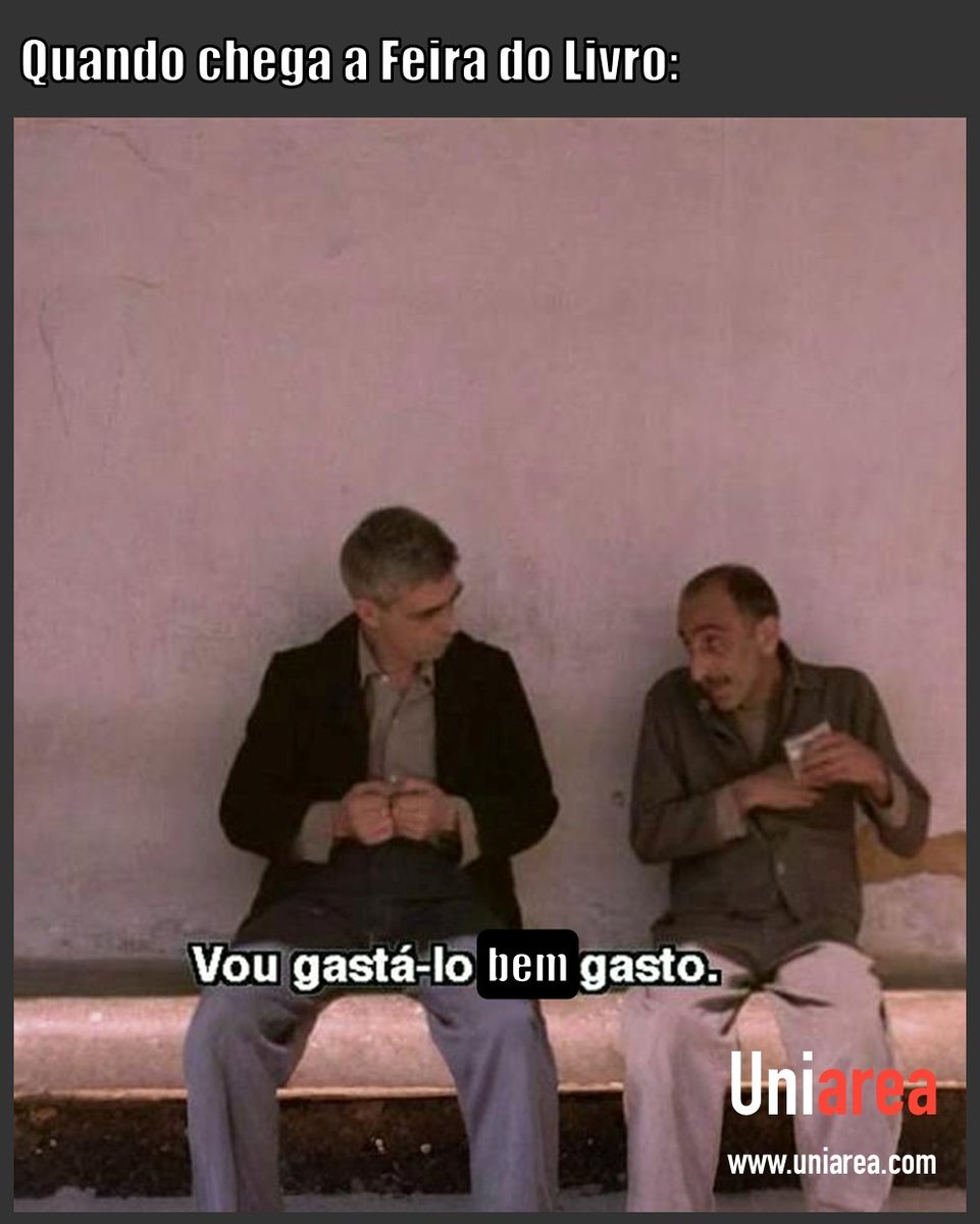 📚 A 95.ª Feira do Livro de Lisboa abre hoje no Parque Eduardo VII com lançamentos de livros, autógrafos, debates e outros eventos literários. Podes visitar os 350 pavilhões até dia 22 de junho. Partilha as tuas leituras e junta-te à comunidade no fórum: uniarea.com/forum