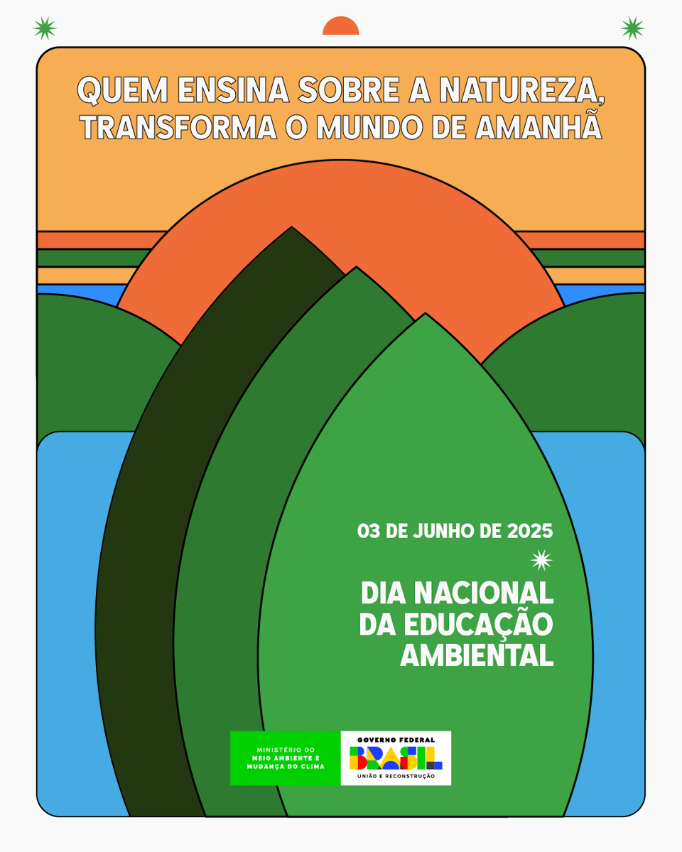 ✨ Ontem foi o Dia Nacional da Educação Ambiental. Mais do que uma data, é um lembrete de que enfrentar a crise climática passa também pelas salas de aula e pelo acesso à informação.
🌿 O Ministério do Meio Ambiente e Mudança do Clima atua para fortalecer políticas públicas que