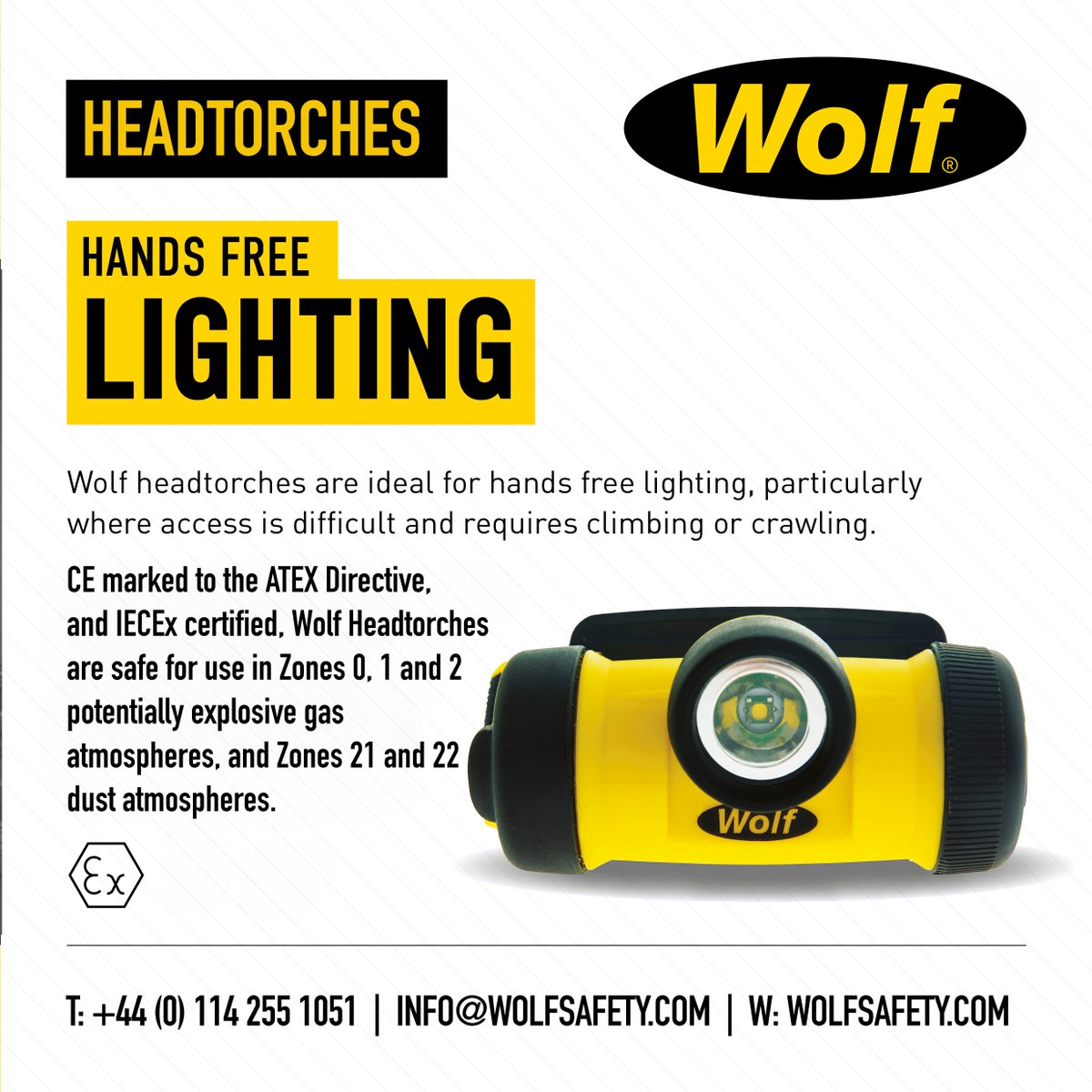 ATEX-certified safety lighting you can trust.

Our range of ATEX and IECEx certified headtorches, including the HT-400Z0 and HT-650 Zone 0, provide dependable hands-free illumination for Zones 0, 1, 2 (Gas) and 21, 22 (Dust).

See more here bit.ly/3ZbR3Ir

#ATEX