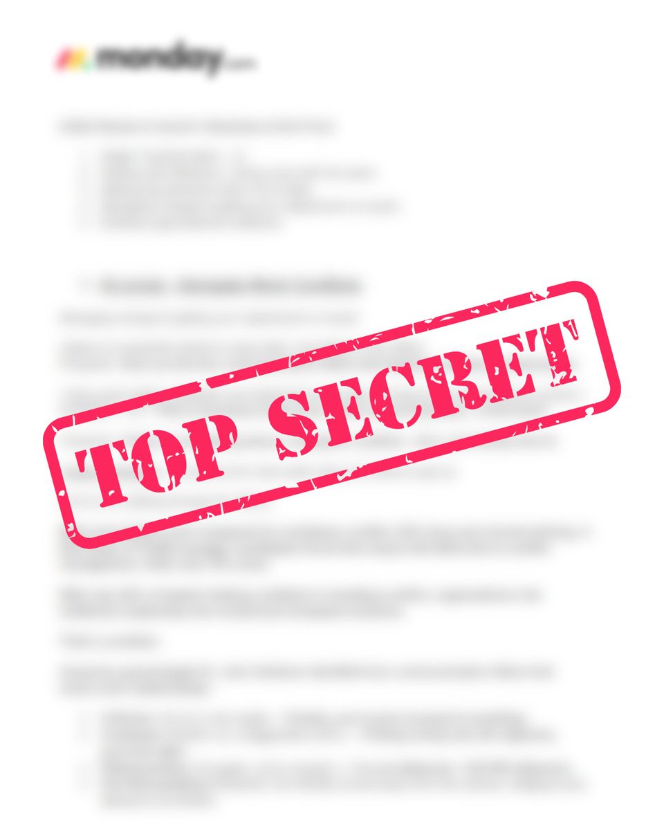 🚨 ATTENTION: Insider information on the newest features, AI hacks, and juicy roadmap news may be leaked online.

By us 🙊

Join your community in the monday lounge and find out: bit.ly/3OQMOgd
