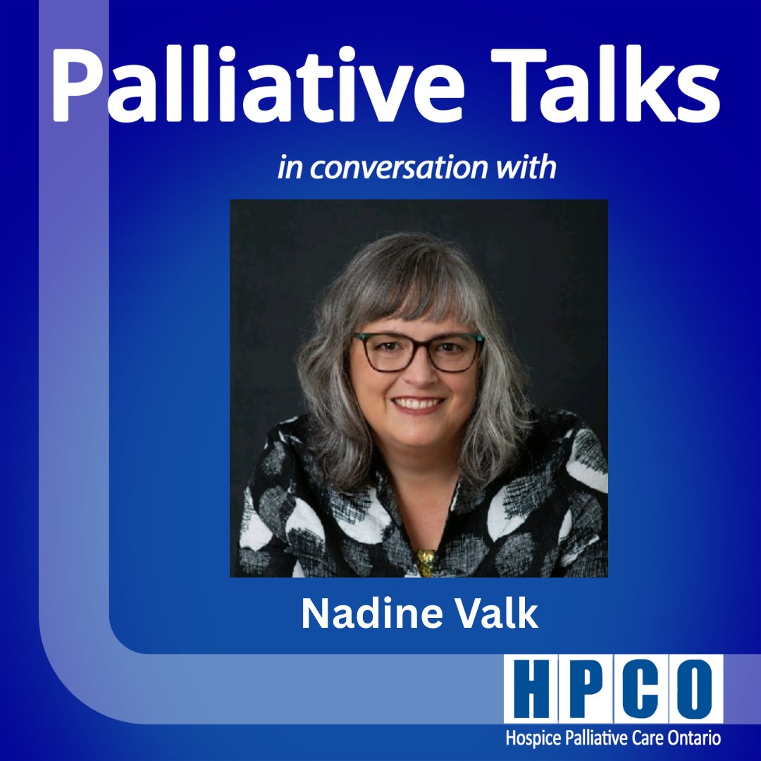 🎙️NEW: Nadine Valk joins Palliative Talks to explore integrating a palliative approach with compassion, curiosity &amp; team connection.

"It’s not another task—it’s doing what you’re already doing, just a little better."

Listen now →  hpco.ca/palliative-tal…

#PalliativeCare