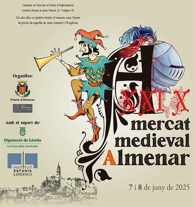 socpetit.cat/mercat-medieva…
🏰 El 7 i 8 de juny, torna el Mercat Medieval d’Almenar! Festa, tradició i diversió per a petits i grans!
#MercatMedieval #Almenar #Segrià #FiresCatalunya #PlansAmbNens #Socpetit