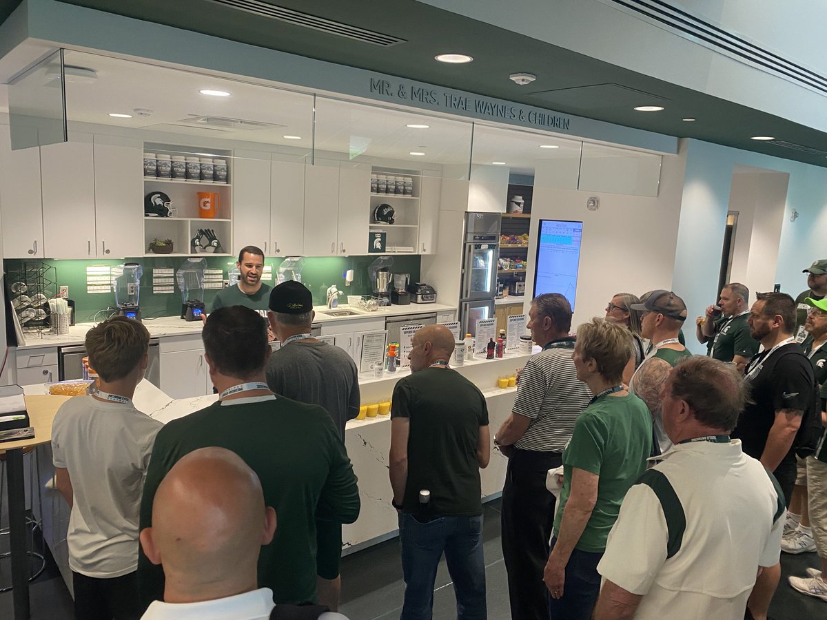 On to the nutrition lab! <a href="/MSU_Football/">Michigan State Football</a>