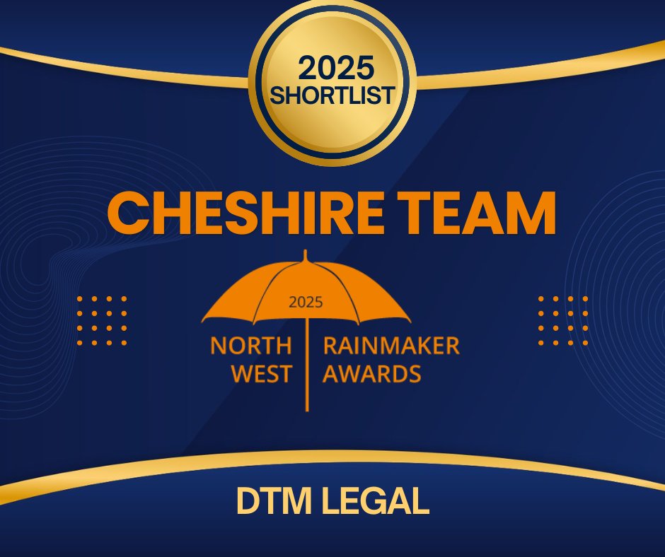 We’re thrilled to announce that we has been shortlisted for the Cheshire Team category at this year’s North West Rainmaker Awards!

The Rainmaker Awards bring together the deals community to celebrate the best deals and teams from the past 12 months.

rainmakerawards.uk/#northwest