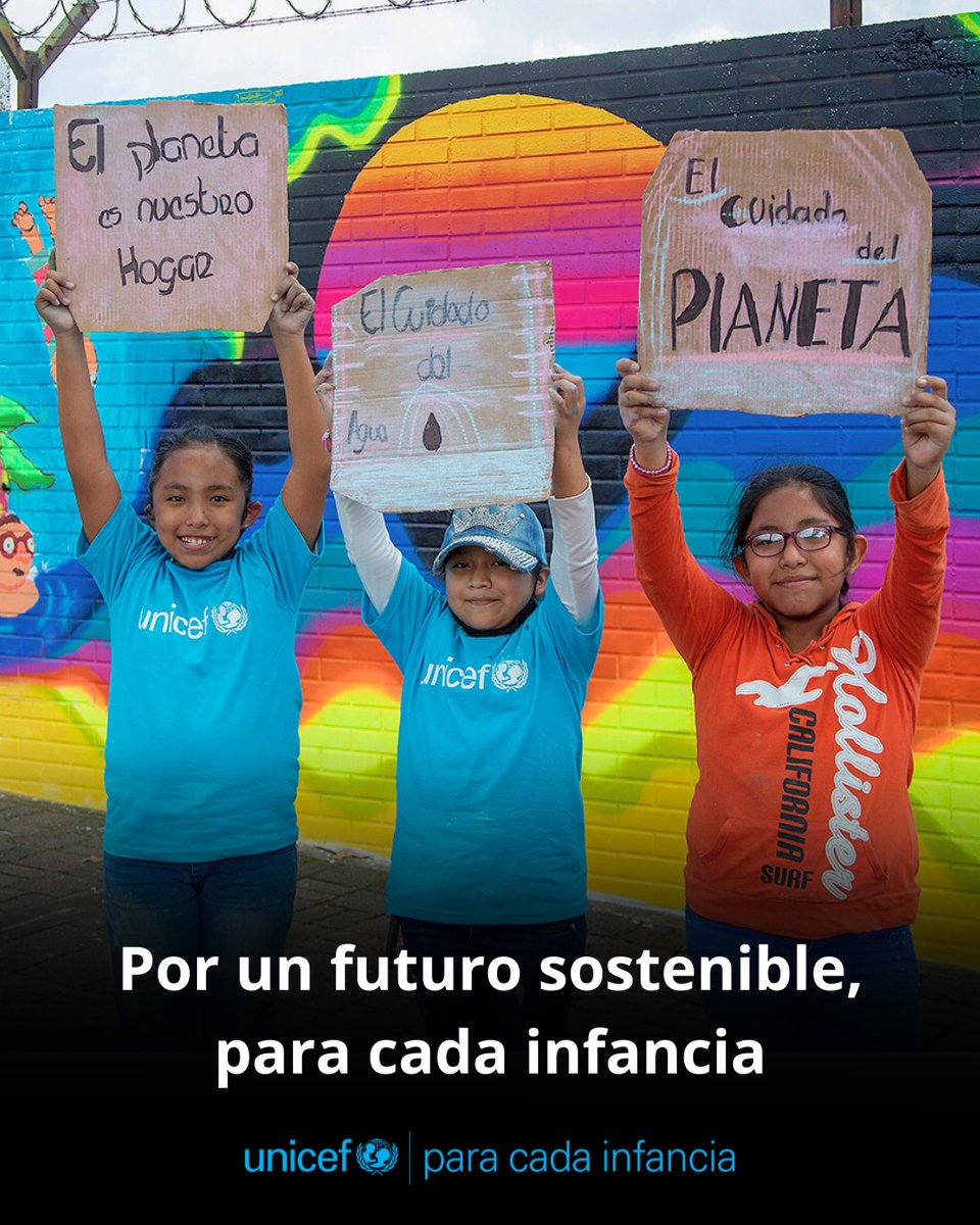 UNICEF ARGENTINA (@unicefargentina) on Twitter photo 🌎💚 9 de cada 10 niñas, niños y adolescentes en América Latina y el Caribe están expuestos a vivir al menos dos crisis ambientales en su vida.
Impulsar un futuro sostenible #ParaCadaInfancia depende de las decisiones que tomemos hoy.
#DíaMundialDelMedioAmbiente
<a href="/uniceflac/">UNICEF Latin America</a> 🌎💚 9 de cada 10 niñas, niños y adolescentes en América Latina y el Caribe están expuestos a vivir al menos dos crisis ambientales en su vida.
Impulsar un futuro sostenible #ParaCadaInfancia depende de las decisiones que tomemos hoy.
#DíaMundialDelMedioAmbiente
<a href="/uniceflac/">UNICEF Latin America</a>