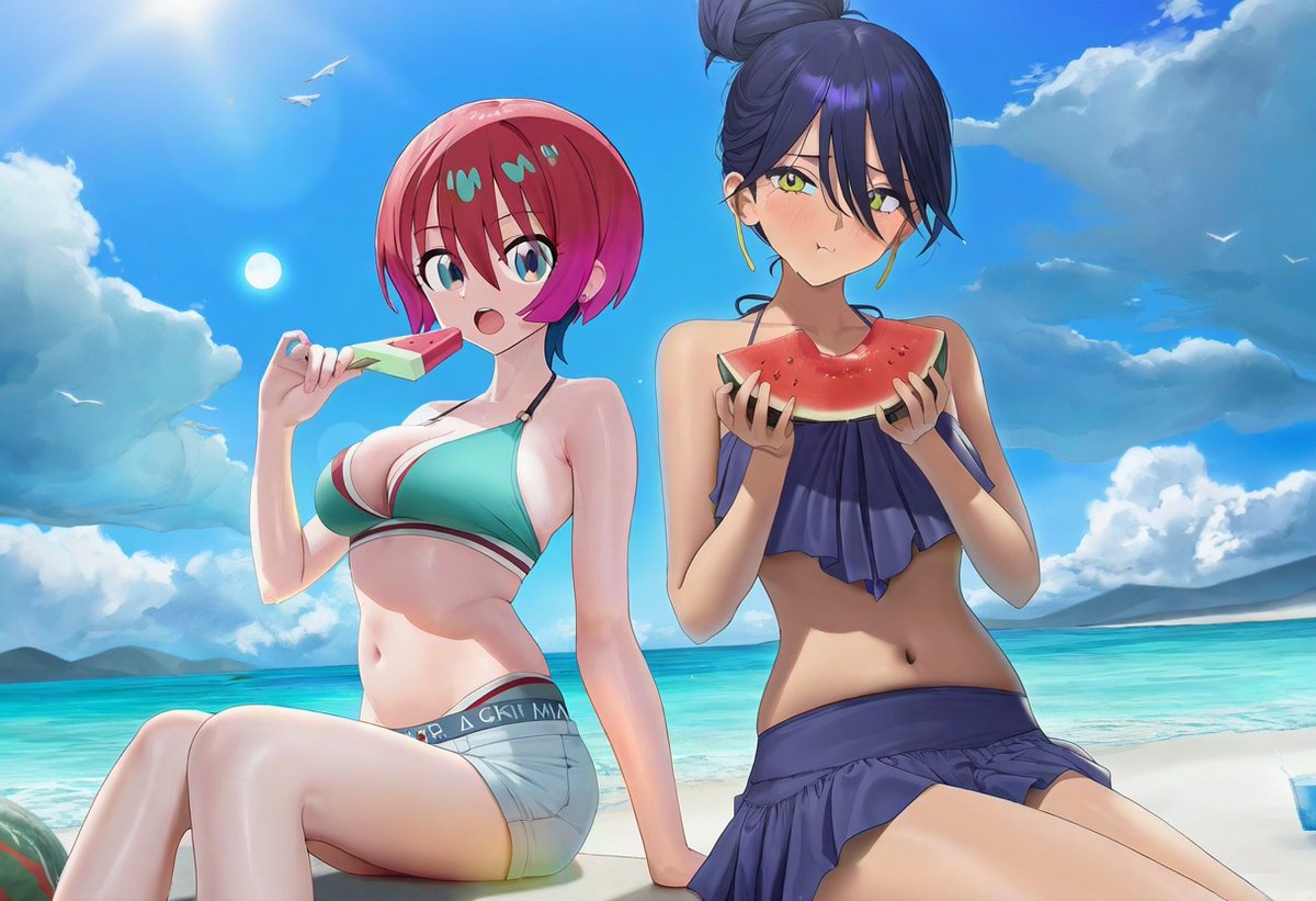 woosaki8878's tweet photo. Seem like we can't get swimsuit episode😪guess have to create one ourselves.#GQuuuuuuuX #ジークアクス https://t.co/1eNwT2EZni