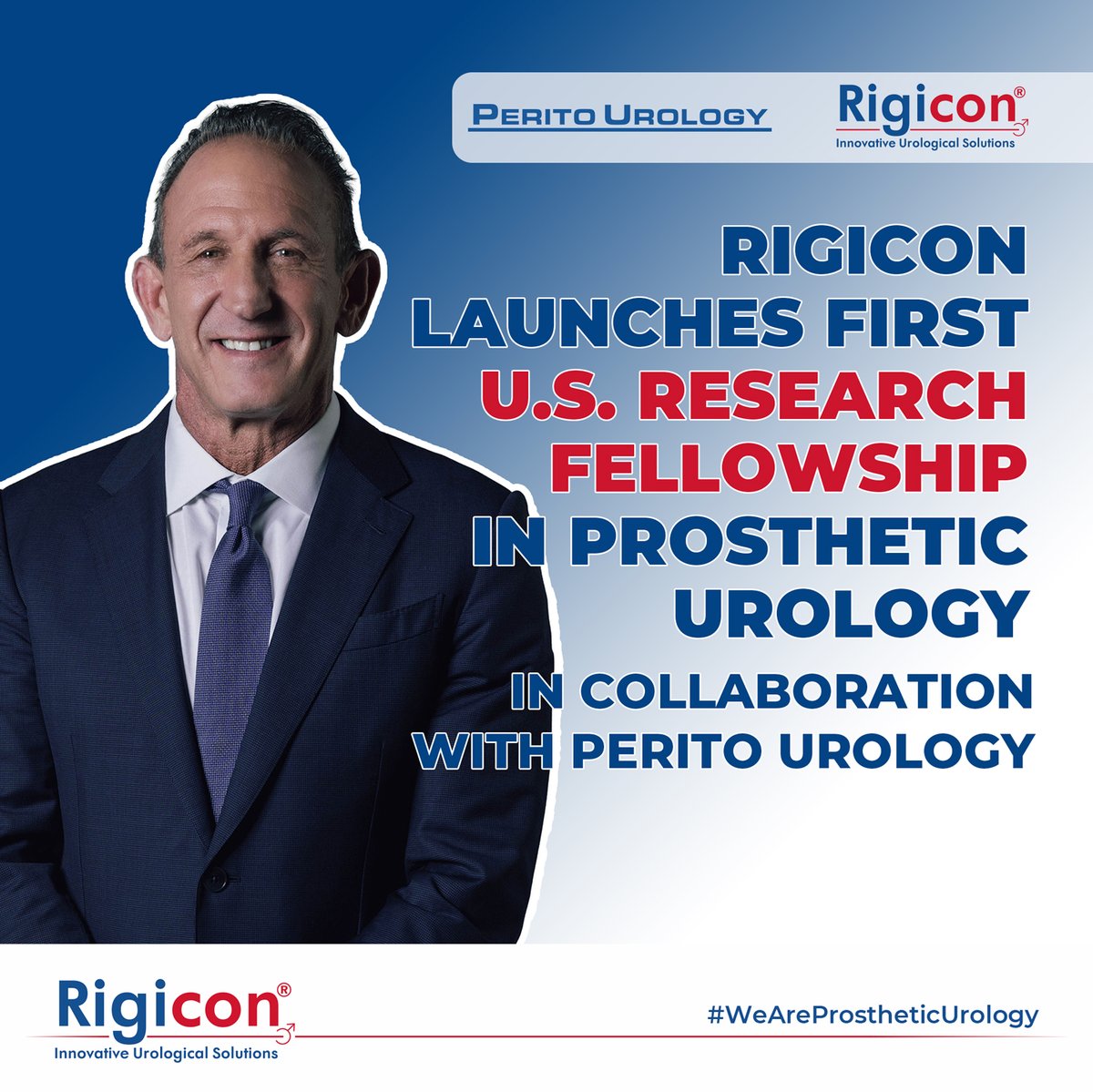 Rigicon is proud to announce the launch of its First U.S. Research Fellowship in Prosthetic Urology, in collaboration with Perito Urology, the global leader in penile prosthetics for over 17 years.

This pioneering fellowship will advance the surgical treatment of erectile