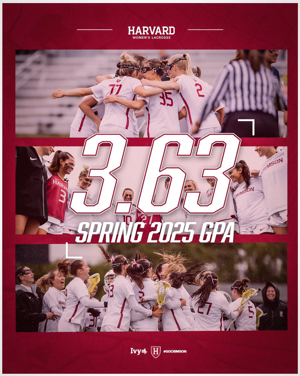Finishing the  2025 season with another successful semester 📝

#HarvardWLax 
#GoCrimson