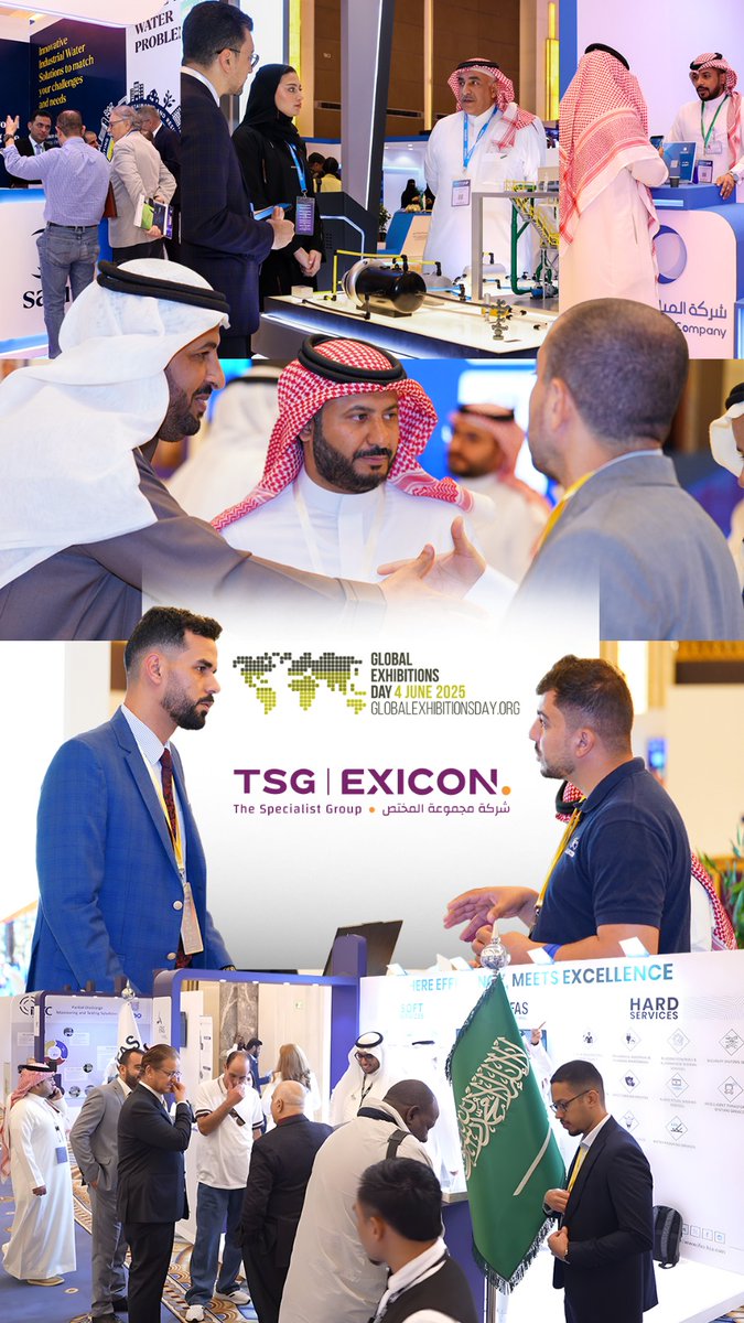 TSGExiCon's tweet photo. Celebrating #GED2025 with the global exhibitions community! At #TSGExicon, weโre proud to drive #innovation and connections, supporting Saudi Arabiaโs rise as a global exhibitions hub with Vision 2030. Thank you, for inspiring our industry #GlobalExhibitionsDay
@UFILive https://t.co/gzEuyzrOcb