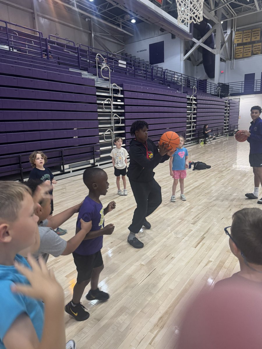 Purples Basketball Camp Competition Day!!