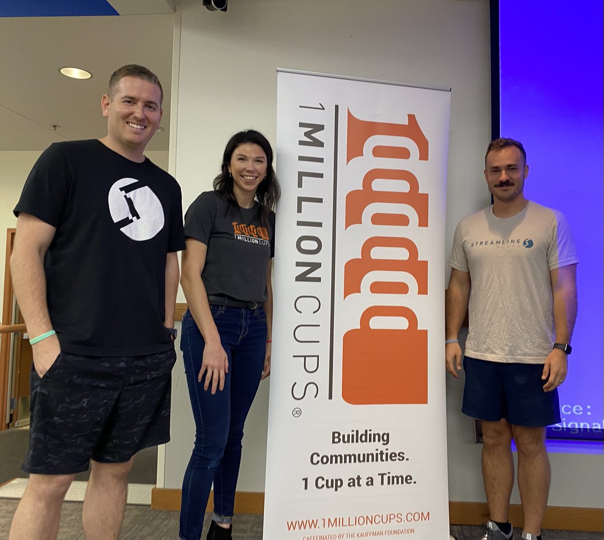 Throwback: This picture was taken in 2022 when Will Severns and I shared about our business, StreamlineBooks, at One Million Cups.

It was a small room of kind people in Sedalia, Missouri, who listened as we talked about our mission to help others share their story.

Since that