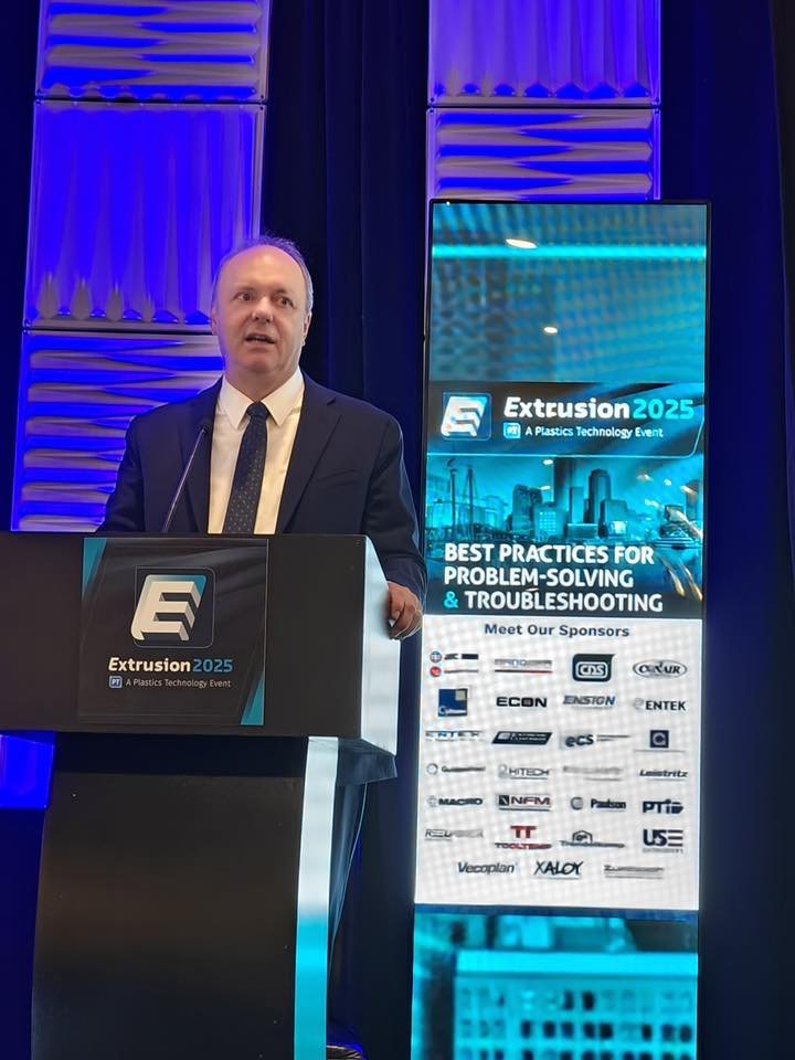 PTEXPO_Official's tweet photo. The Extrusion Conference has officially started! We’re in for a great two days of learning and troubleshooting for extrusion professionals. 

Check out this year’s agenda here: https://t.co/b9lRwAqFUH

#ExtrusionConference #Extrusion #Education #Troubleshooting https://t.co/AGHEnSbznY
