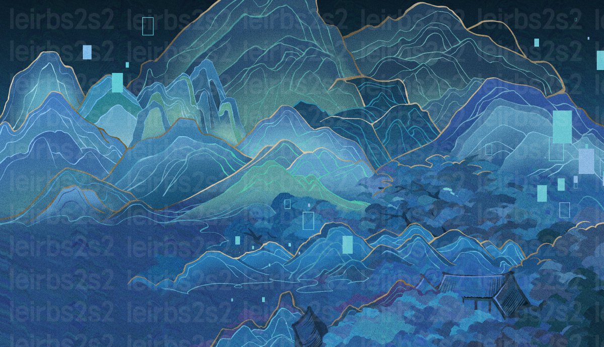 지인 명함 선물 드린다고 그렸던 그림 
전반적인 구도는 정선의 인왕제색도에서 따왔어요 :D 
워터마크 박고 공개합니더