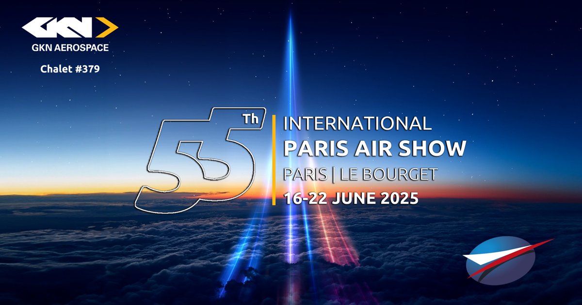 GKN Aerospace (@gknaero) on Twitter photo Just 12 days to go until <a href="/salondubourget/">Paris Air Show</a> – and we’re getting ready to connect with our amazing customers, suppliers, and industry partners – and share what we’ve been working on.
Follow the updates on our Paris Air Show page : ow.ly/iHJk50W43Tr – à bientôt 👋 Just 12 days to go until <a href="/salondubourget/">Paris Air Show</a> – and we’re getting ready to connect with our amazing customers, suppliers, and industry partners – and share what we’ve been working on.
Follow the updates on our Paris Air Show page : ow.ly/iHJk50W43Tr – à bientôt 👋