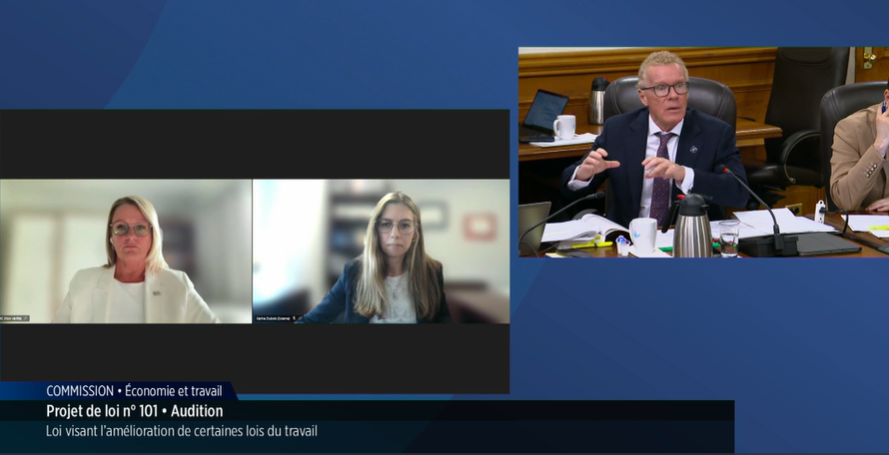 conseilpatronat's tweet photo. #PolQc En commission hier, le CPQ a réitéré son appui au #PL101, tout en appelant à des ajustements, dont l'accès encadré aux dossiers médicaux et des ressources accrues pour l’arbitrage.
Une réforme prometteuse, à affiner pour être réellement efficace.⤵️
https://t.co/t8dXvs6T2T https://t.co/CQUClhvv7i