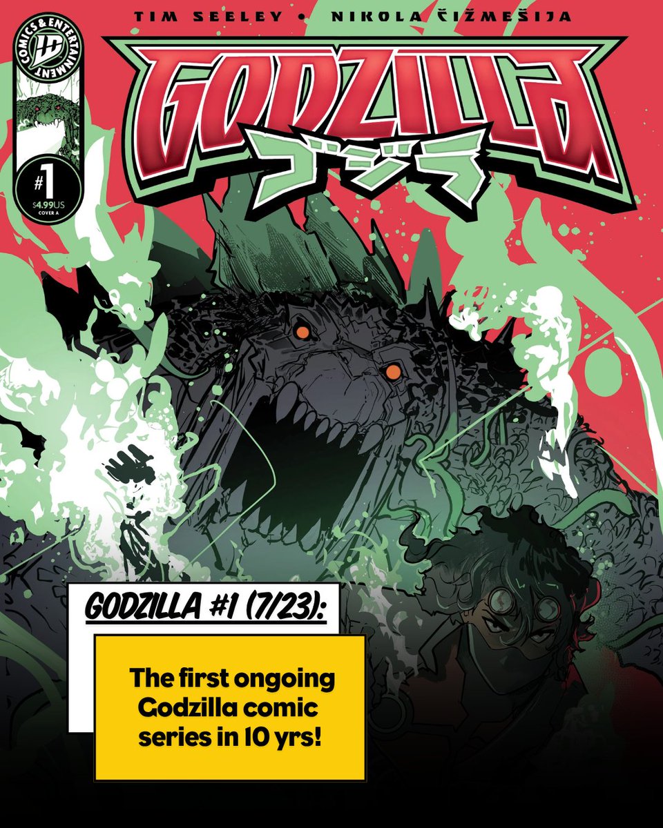 The King of Monsters returns to comics this summer, BIGGER &amp; BETTER

Starting in July, Godzilla is getting a brand new shared-universe called: The Kai-Sei Era