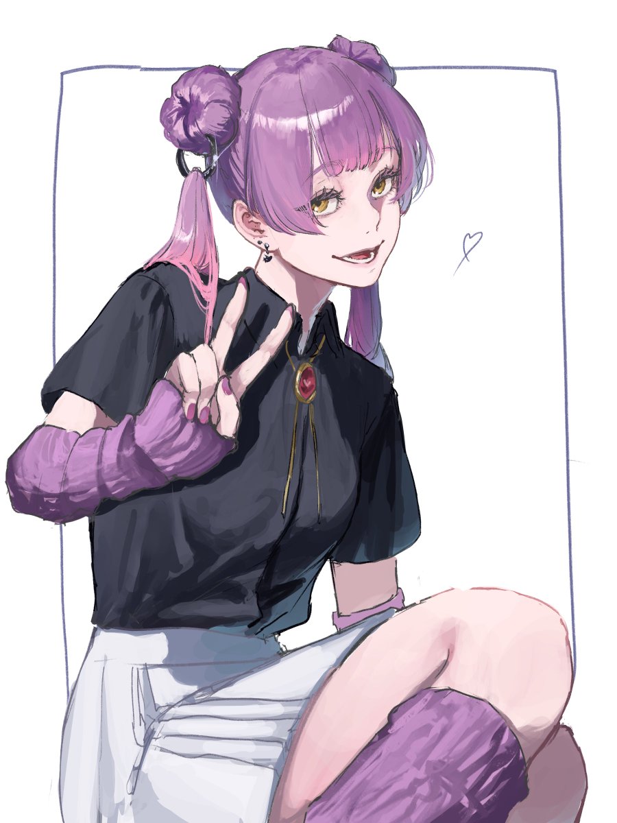 💜🩷✌️