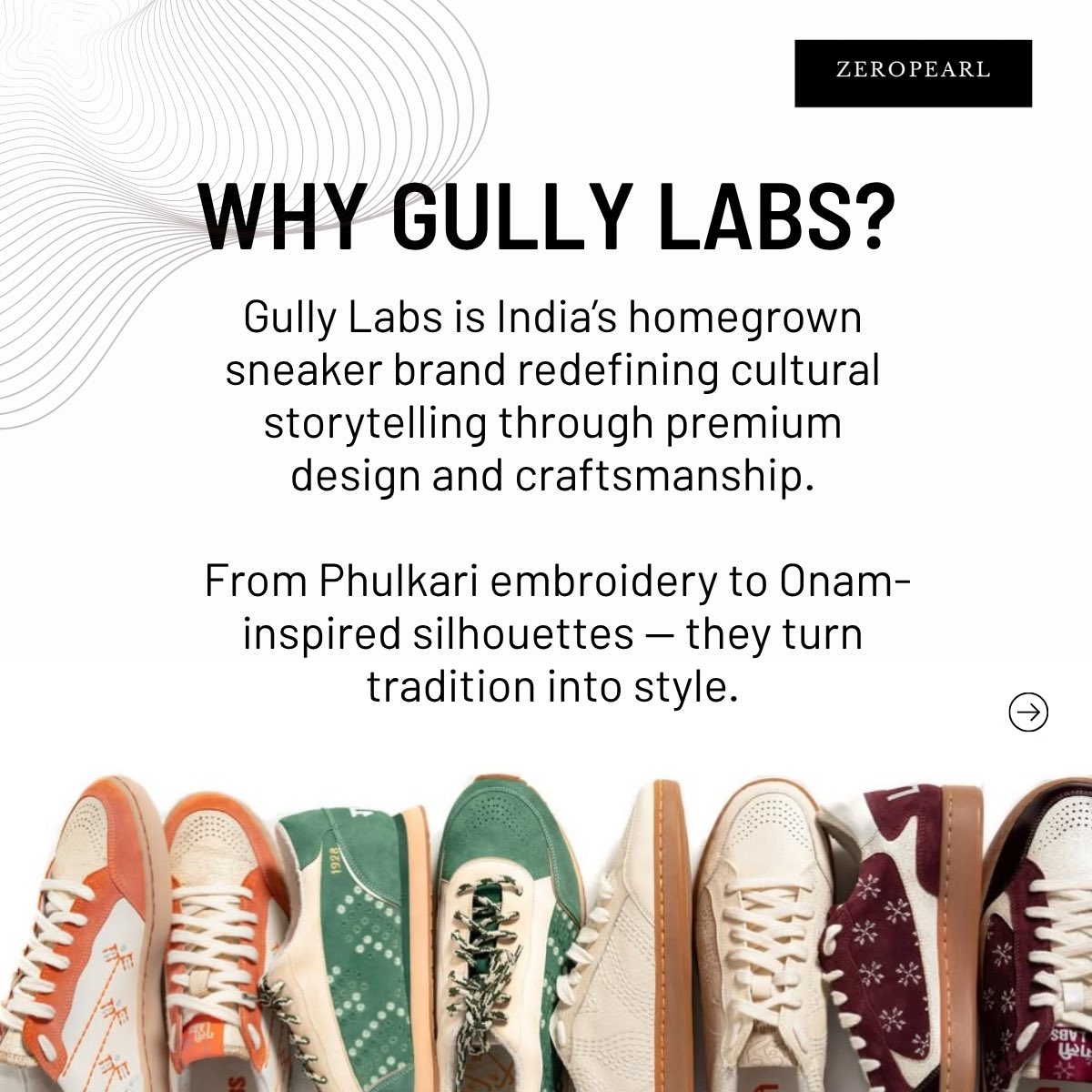 👟 We’re backing Gully Labs — a sneaker brand retelling India’s cultural story through streetwear.

✅ Strong design &amp; product moat
✅ 100% Made in India
✅ Global appeal
✅ Community love from day one